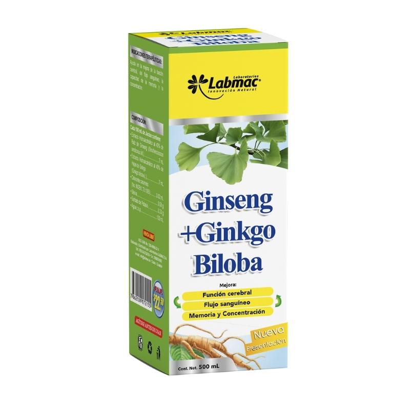 GINSENG GINKGO BILOBA JARABE 500 ML
